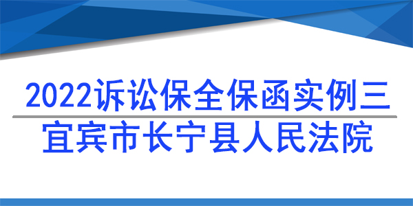 訴訟保全,財(cái)產(chǎn)保全,長(zhǎng)寧縣人民法院