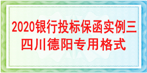 四川德陽投標保函,投標保函